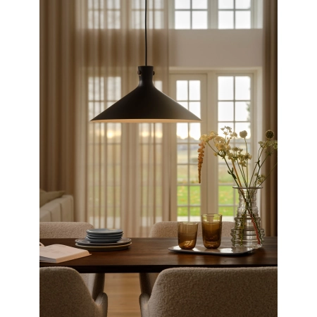 Lampa wisząca do kuchni czarna metalowa Dorina NO2512143003 - Nordlux